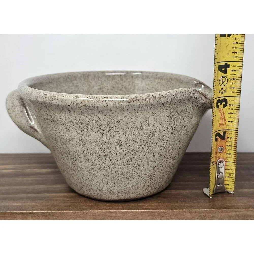 Vintage Old Time Pottery Gravy Mixing Bowl 1997 Stoneware 7